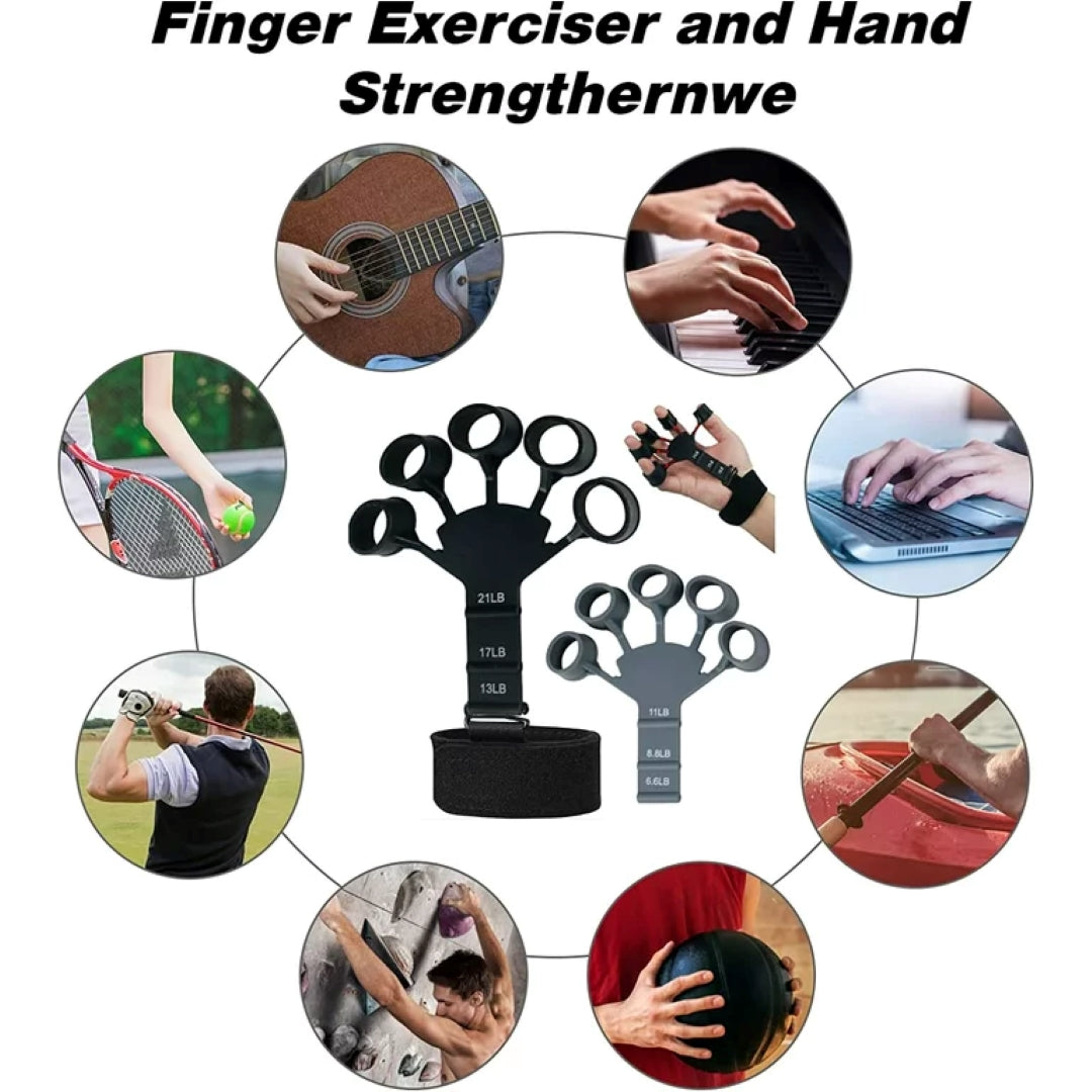 Gripster strengthener finger stretcher hand gripper